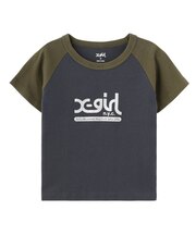 NYC MILLS LOGO RAGLAN S/S BABY TEE