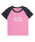 NYC MILLS LOGO RAGLAN S/S BABY TEE
