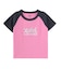 NYC MILLS LOGO RAGLAN S/S BABY TEE