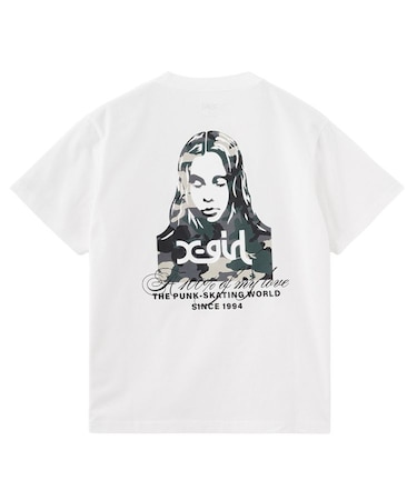 HIBISCUS CAMOUFLAGE FACE S/S TEE