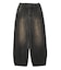 TUCK WIDE LEG DENIM PANTS
