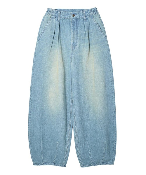 TUCK WIDE LEG DENIM PANTS｜エックスガールの通販｜&mall（アンド