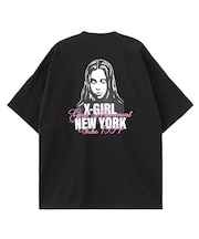 FACE AND SCRIPT MIX LOGO S/S BIG TEE DRESS