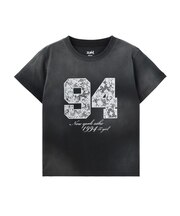 FADED LACE NUMBER S/S BABY TEE