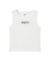 HOLLOW OUT OVAL LOGO TANK TOP