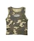 HOLLOW OUT OVAL LOGO TANK TOP