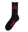 HEAVY BLOCK LOGO RIBBED SOCKS