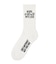 HEAVY BLOCK LOGO RIBBED SOCKS