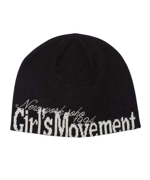 CUT OFF LOGO JACQUARD BEANIE｜エックスガールの通販｜&mall（アンド