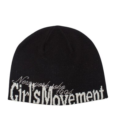 CUT OFF LOGO JACQUARD BEANIE
