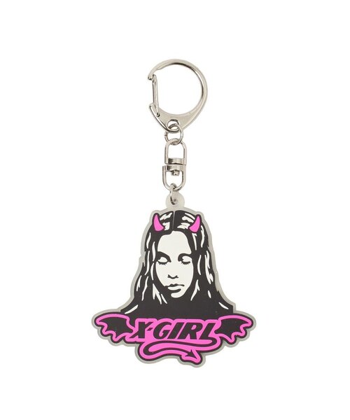 DEVIL FACE RUBBER KEY CHARM｜エックスガールの通販｜&mall（アンド