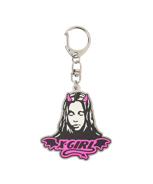 DEVIL FACE RUBBER KEY CHARM