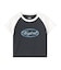 GLOW METAL OVAL LOGO RAGLAN S/S BABY TEE