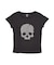 RHINESTONE SKULL S/S BABY TEE
