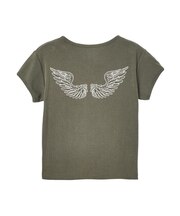 FADED ANGEL WING S/S BABY TEE