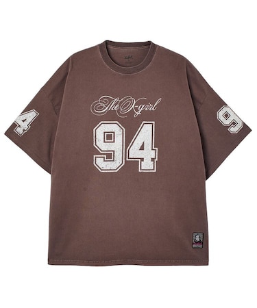 FADED NUMBER S/S BIG TEE DRESS