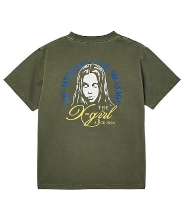 FADED TRI-COLOR FACE S/S TEE