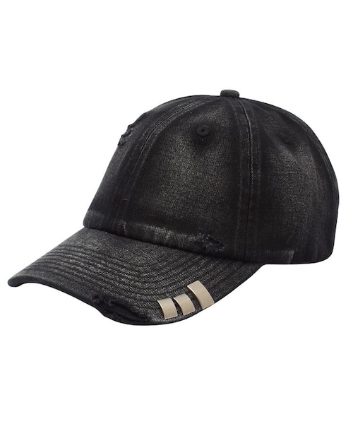 DISTRESSED METAL PARTS 6PANEL CAP｜エックスガールの通販｜&mall