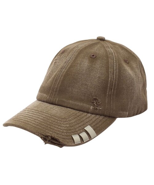  equipment 6パネルキャップ DISTRESSED METAL PARTS 6PANEL CAP｜エックスガールの通販｜&mall