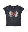 RHINESTONE HEART AND WING S/S BABY TEE