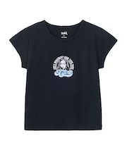 FACE AND LOGO PATCH S/S BABY TEE