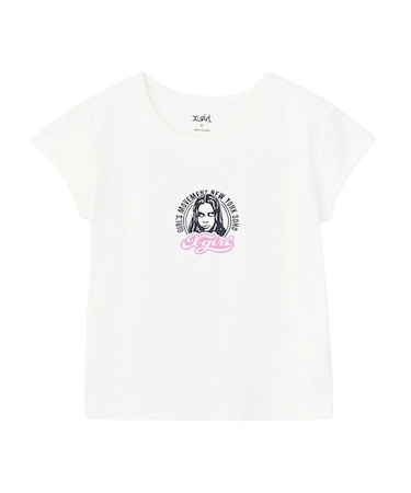 FACE AND LOGO PATCH S/S BABY TEE