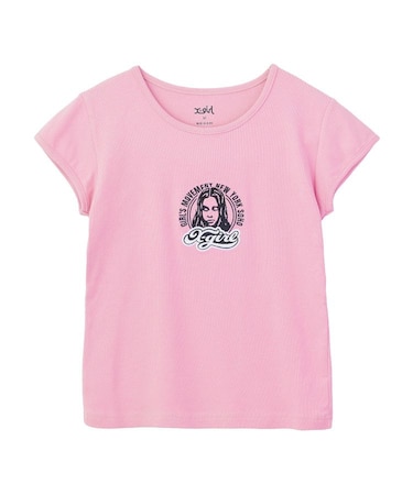 FACE AND LOGO PATCH S/S BABY TEE