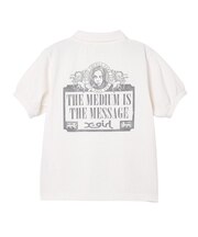 VINTAGE LABEL FACE BABY POLO TOP
