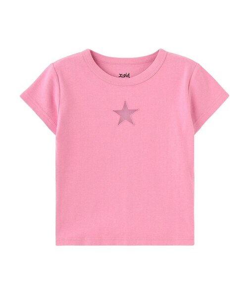 SHEER STAR S/S BABY TEE