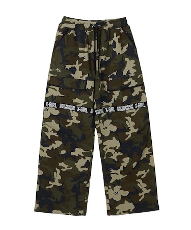 X-girl LOGO TAPE SWEATPANTS