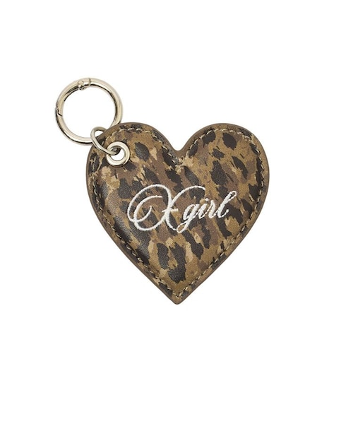 FAUX LEATHER HEART KEYRING｜エックスガールの通販｜&mall（アンド