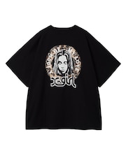 LEOPARD CIRCLE LOGO AND FACE S/S TEE DRESS