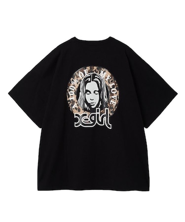 LEOPARD CIRCLE LOGO AND FACE S/S TEE DRESS