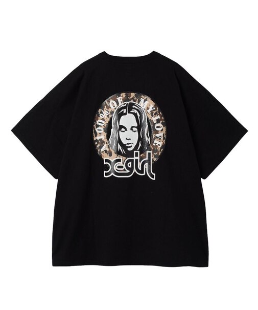 LEOPARD CIRCLE LOGO AND FACE S/S TEE DRESS