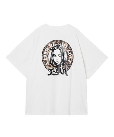 LEOPARD CIRCLE LOGO AND FACE S/S TEE DRESS