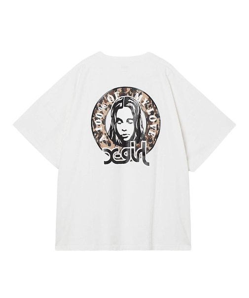 LEOPARD CIRCLE LOGO AND FACE S/S TEE DRESS