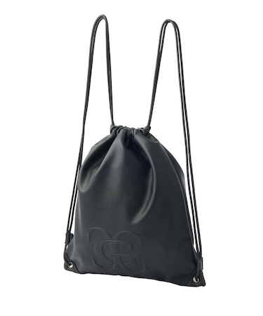 XG EMBLEM FAUX LEATHER KNAPSACK