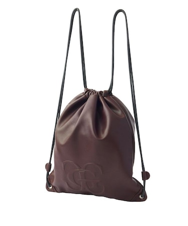 XG EMBLEM FAUX LEATHER KNAPSACK