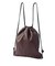 XG EMBLEM FAUX LEATHER KNAPSACK