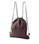 XG EMBLEM FAUX LEATHER KNAPSACK
