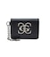 METAL XG EMBLEM FAUX LEATHER CARD CASE