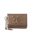 METAL XG EMBLEM FAUX LEATHER CARD CASE