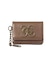 METAL XG EMBLEM FAUX LEATHER CARD CASE