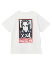 COLORED BOX FACE S/S TEE