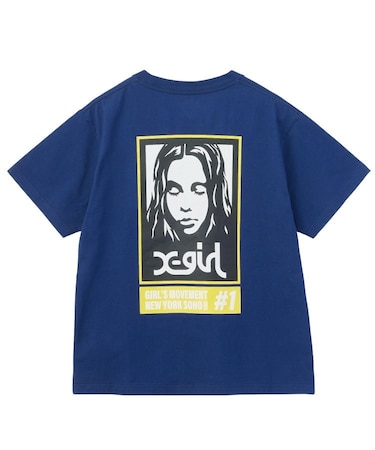 COLORED BOX FACE S/S TEE