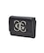 METAL XG EMBLEM FAUX LEATHER MINI WALLET