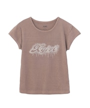 FADED DROP RHINESTONE LOGO S/S BABY TEE