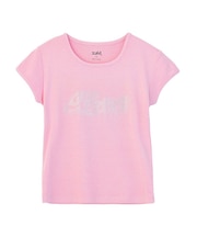 FADED DROP RHINESTONE LOGO S/S BABY TEE