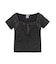 FADED HENLEY NECK S/S COMPACT TOP
