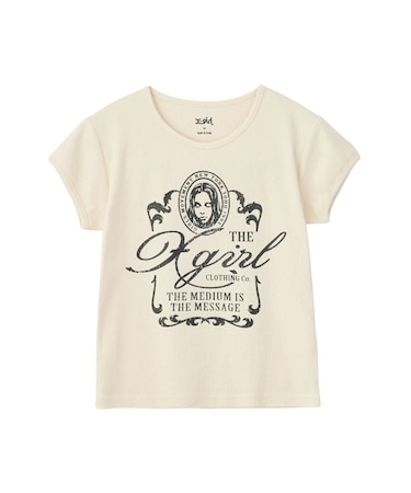 FADED VICTORIAN FACE S/S BABY TEE